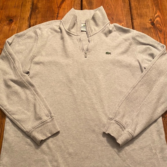 Lacoste Other - Men’s Lacoste 1/4 zip pullover size 7 (xl)